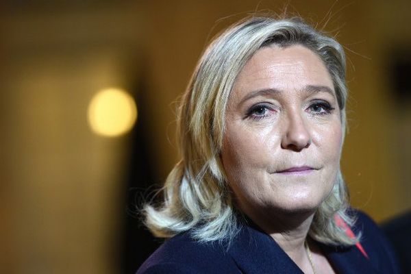 Marine Le Pen, le 15 novembre à l'Elysée. 