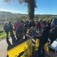 Élus locaux, syndicats et habitants se sont retrouvés pour protester contre le rachat de la plus grosse ferme de la commune d'Adriers (Vienne) en transformant les terres en un parc dédié à l'agrivoltaïsme.