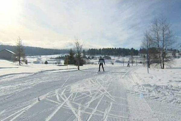 En début de semaine, les skieurs s'entraînaient sur le parcours de la Transjurassienne 2014.