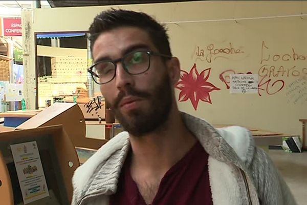 Florent Castineira dit "Casti" jugé pour l'occupation illégale de la friche de l'ex-musée d'Agropolis à Montpellier par l'Assemblée des Assemblée des Gilets Jaunes