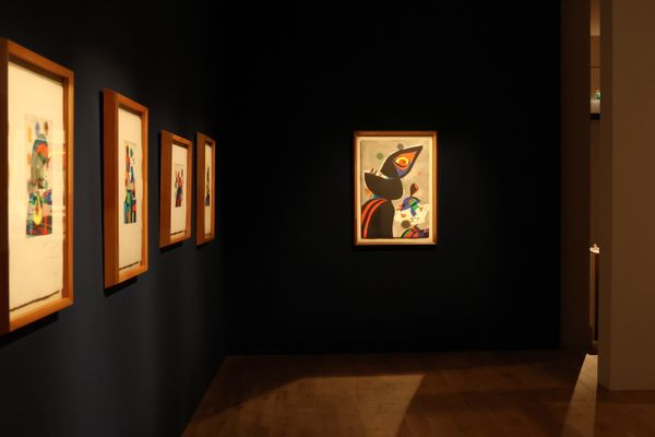 Exposition temporaire - Miro Hommage à Gaudi L'espace et la couleur