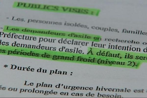 Le plan "Grand Froid" de la préfecture de Côte d'Or met en colère les associations de soutien aux demandeurs d'asile