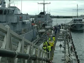 La base navale de Brest.