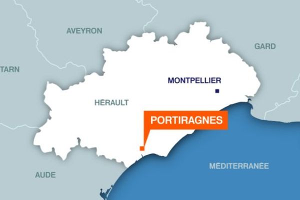 Carte Portiragnes (Hérault)