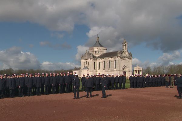 Les stagiaires de la Marine des Hauts-de-France se sont rassemblés pour une journée de mémoire ce 23 mars 2024.