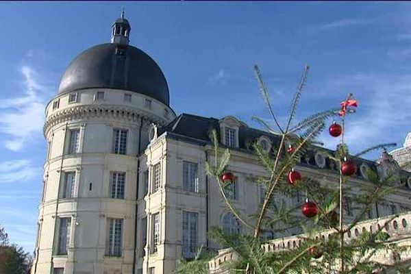 Le château de Valençay (Indre) s'empare de Noël