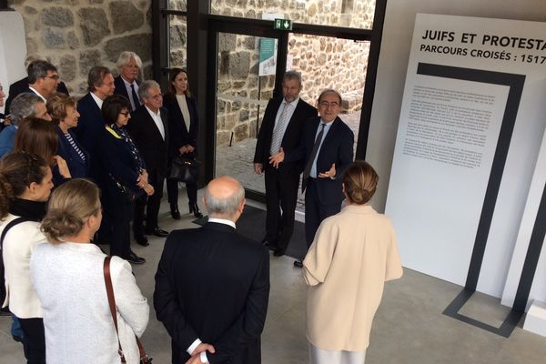 Un hommage a été rendu à Simone Veil sur le lieu de mémoire de l'exposition temporaire sur les juifs et protestants au Chambon-sur-Lignon