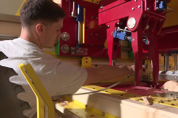 Cette fibrerie unique en Europe met au points des emballages à base de bois pour remplacer le plastique.