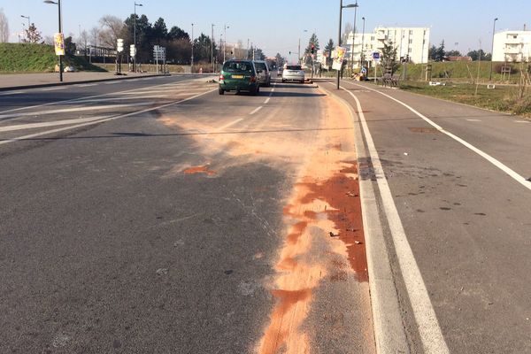 L'accident s'est produit Avenue de Bohlen, à Vaulx-en-Velin dans la nuit de ce samedi à dimanche 19 février.