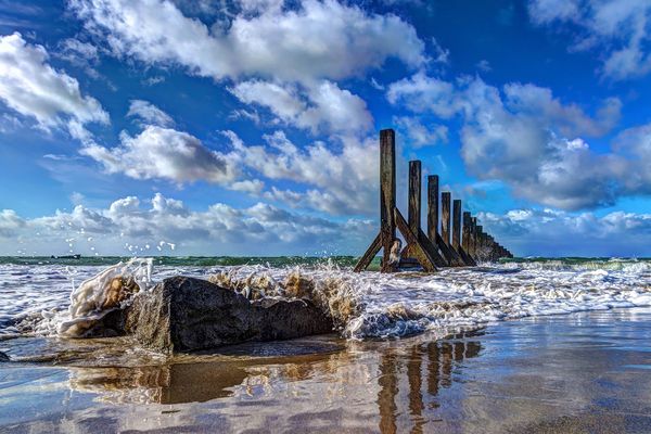 Les reflets du Devin (Vendée) 