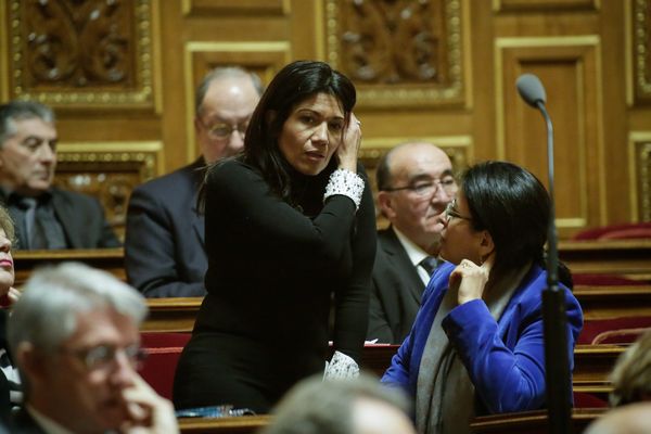 Samia Ghali au Sénat, en 2014