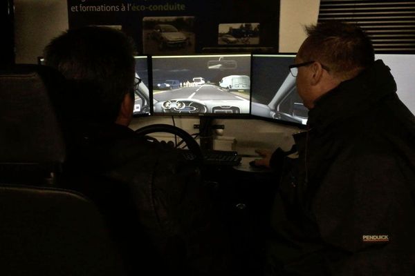 stage de conduite de nuit sur simulateur avec la Matmut et l'ACO