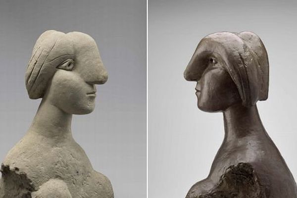 Buste de femme (ciment et bronze) version de 1931 et de 1932 Paris, musée Picasso