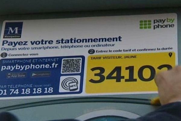 On pourra payer son stationnement avec son smartphone dès lundi à Montpellier - janvier 2015