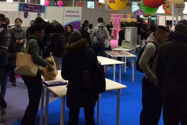 Le salon de l'étudiant, salon européen de l'éducation, du 11 au 14 mars 2016, à la porte de Versailles, à Paris.