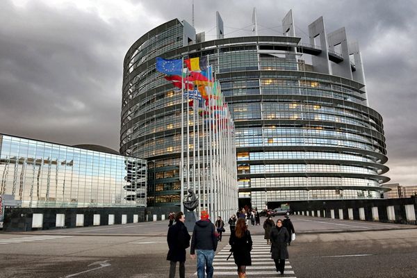 Le parlement européen à Strasbourg.