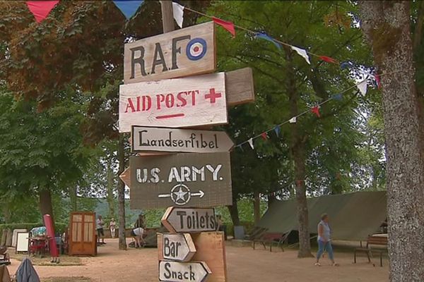 Un camp militaire de la Guerre 39-45 a été reconstitué dans le parc Buffon de Montbard.