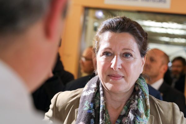 La ministre de la Santé Agnès Buzyn lors d'une visite de l'hôpital de Lens, le 7 fevrier 2020.