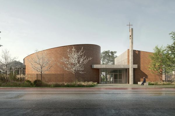 La future église Saint-Sauveur devrait voir le jour en 2024 dans le quartier de Borderouge à Toulouse.