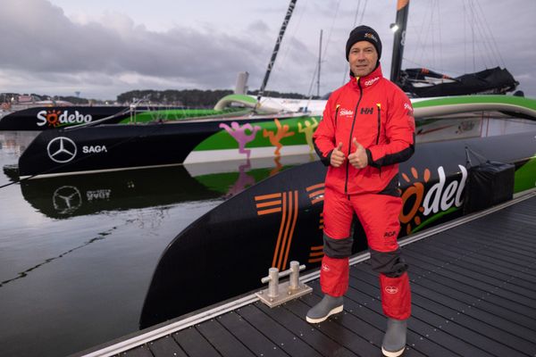 Thomas Coville a repris la mer ce 20 décembre 2024 pour le trophée Jules Verne.