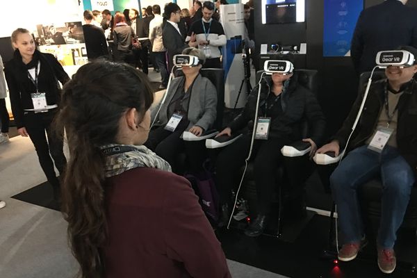 Démonstration "immersive" au salon Laval Virtual 2017