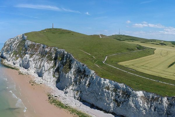 La Cap Blanc-Nez vu d'un drone