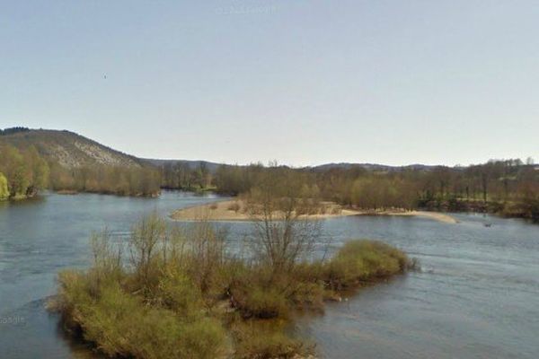 La Dordogne à Lanzac dans le Lot