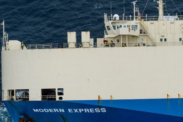 Le Modern Express en perdition dans le golfe de Gascogne