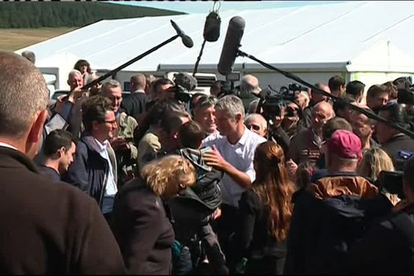 1 500 militants sont venus des quatre coins de France pour assister au meeting de Laurent Wauquiez.