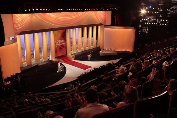 Salle comble pour la cérémonie d clôture du festival de Cannes.