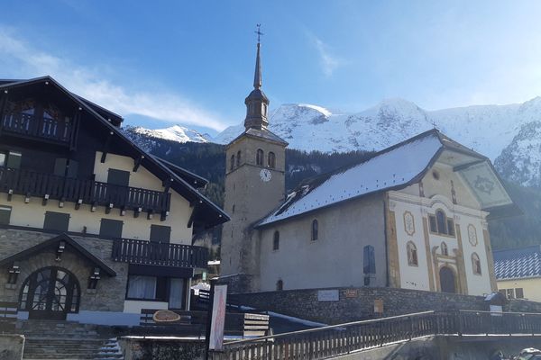 Le village des Contamines-Montjoie, en Haute-Savoie, premier foyer de Covid-19 en France. (Illustration)