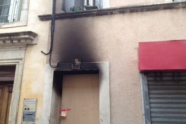 L'incendie mortel a eu lieu dans cet immeuble, situé rue Sadi-Carnot, à Lunel