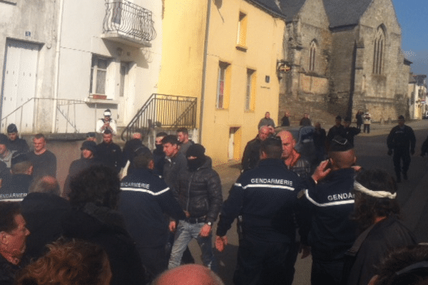 Les forces de l'ordre ont ramené le calme lors de la manifestation à Sérent (56)