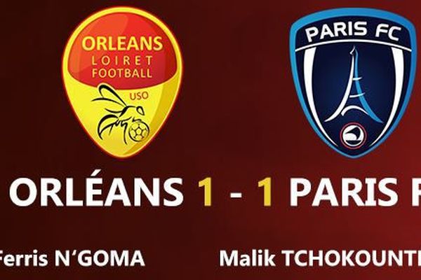 Match nul pour l'USO qui recevait le Paris FC