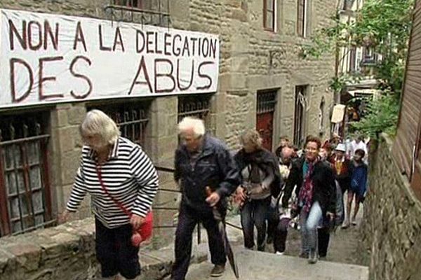 La grève des salariés du Mont Saint-Michel a commencé début juin - Archives -