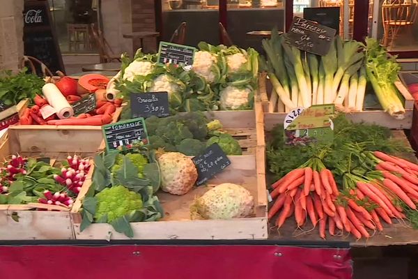 L'augmentation des prix des fruits et des légumes n'a pas encore touché les produits de ce marché libournais.