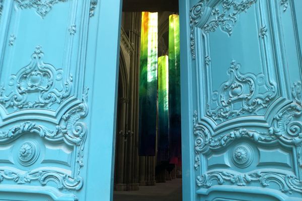 La basilique Saint-Vincent est une des étapes du Parcours Vitrail visible à Metz 