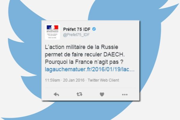 Le tweet polémique de la préfecture de Paris et Ile-de-France