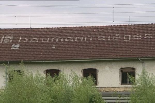 Le site de l'ancienne chaiserie Baumann à Colombier-Fontaine 