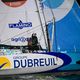 Sébastien Simon a franchi la ligne d'arrivée du Vendée Globe, le 17 janvier 2025