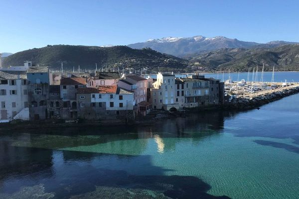 Une vue depuis la citadelle de Saint-Florent, Haute-Corse, samedi 16 février 2019.