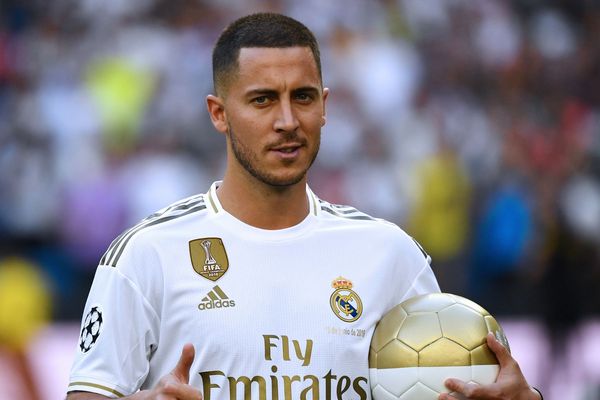 Eden Hazard (Real Madrid), le 13 juin au stade Santiago Bernabéu.