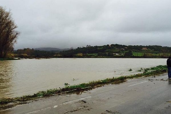 17/03/15 - Inondations à San-Guiliano (Haute-Corse)