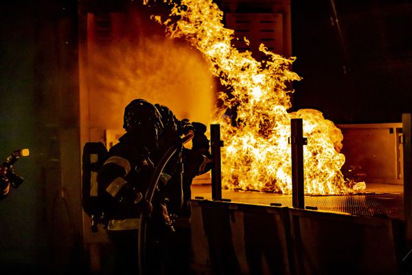 Des pompiers en intervention (image d'illustration)