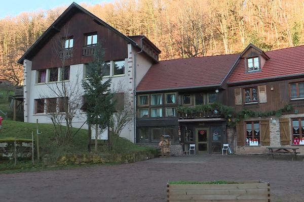 L'auberge de la Clausmatt dans les hauteurs de Ribeauvillé.