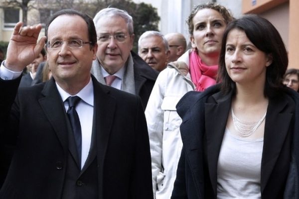 Archives - François Hollande et Cécile Duflot en Ile-de-France, mars 2013