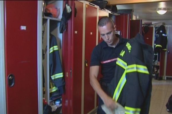 A Lons-le-Saunier, les pompiers et les fortes chaleurs : leur équipement leur tient chaud !