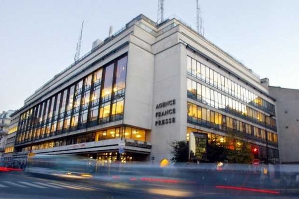 Le siège de l'Agence France Presse à Paris.