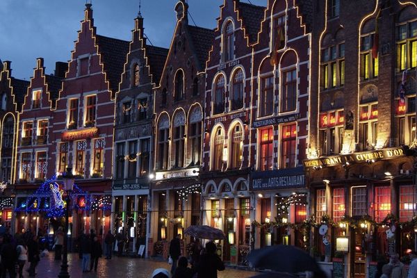 Une vue du centre-ville de Bruges.