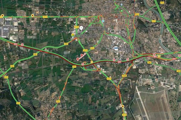 Circulation sur l'A54, ce mercredi 27 novembre, à 8 heures